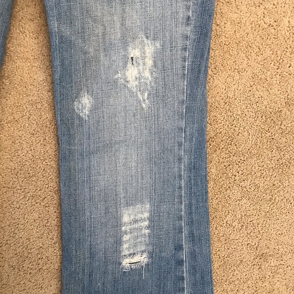 Joes Distressed Denim Blue Jeans Havens Retro 1971 Womens Waist 27 US Size 4 y2k - Picture 10 of 14